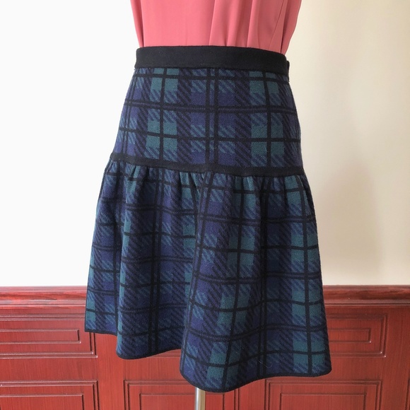 NWOT Cynthia Rowley • Tartan Wool Skirt - Picture 3 of 8